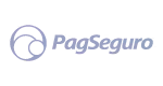 PagSeguro integration logo in monochrome gray for Digital Manager Guru.