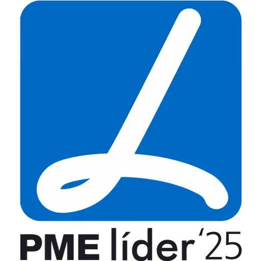 PME Lider 2025 official certification badge awarded to Digital Manager Guru.