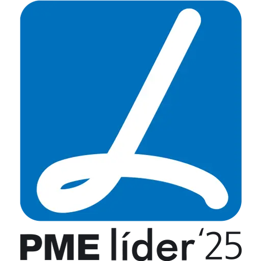 PME Lider 2025 official certification badge awarded to Digital Manager Guru.