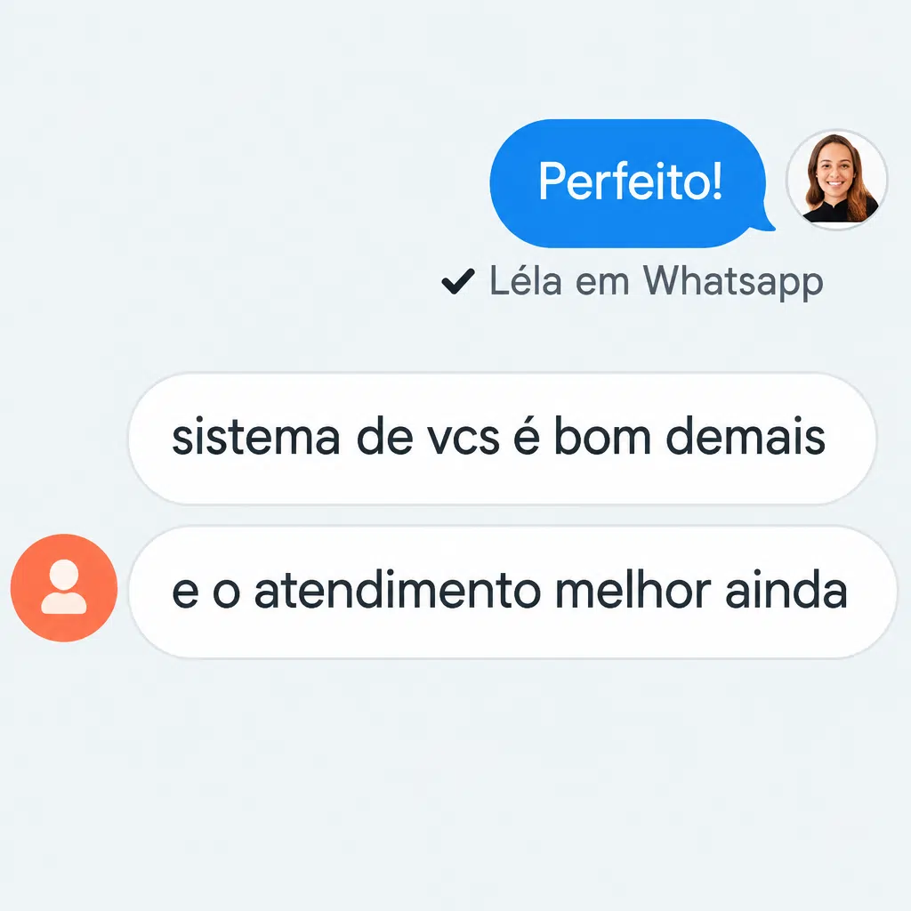 Captura de tela com mensagem de depoimento de cliente satisfeito com a plataforma Digital Manager Guru - [005]