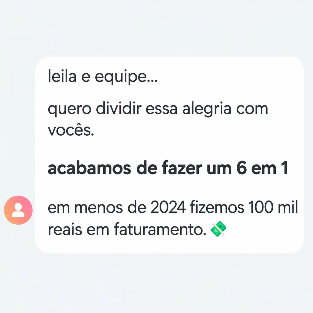 Captura de tela com avaliação positiva de cliente sobre a plataforma de checkout da Digital Manager Guru - [017]