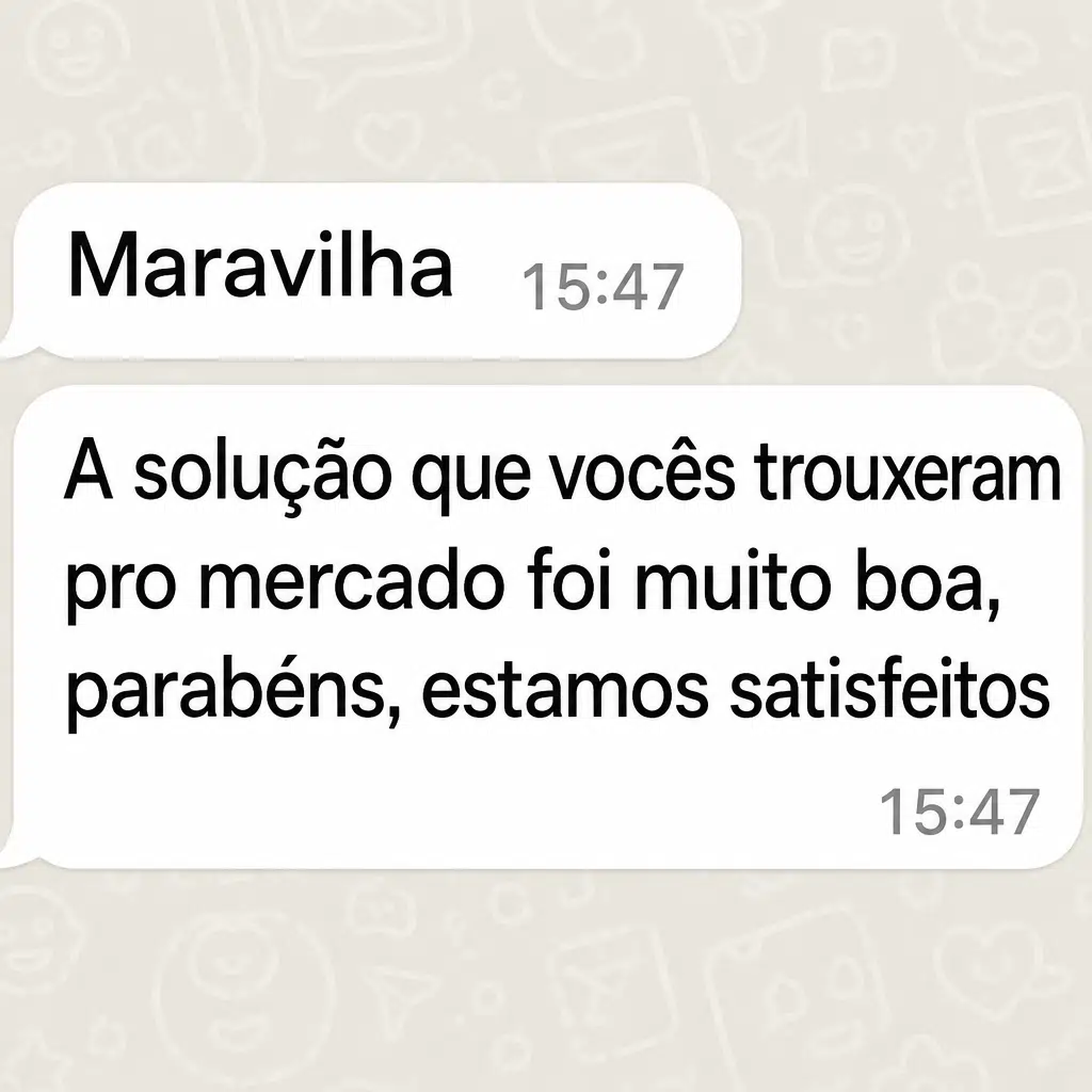 Captura de tela com avaliação positiva de cliente sobre a plataforma de checkout da Digital Manager Guru - [016]