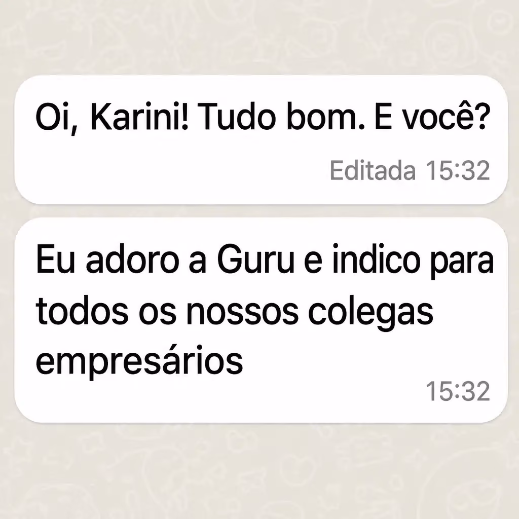 Captura de tela com avaliação positiva de cliente sobre a plataforma de checkout da Digital Manager Guru - [011]