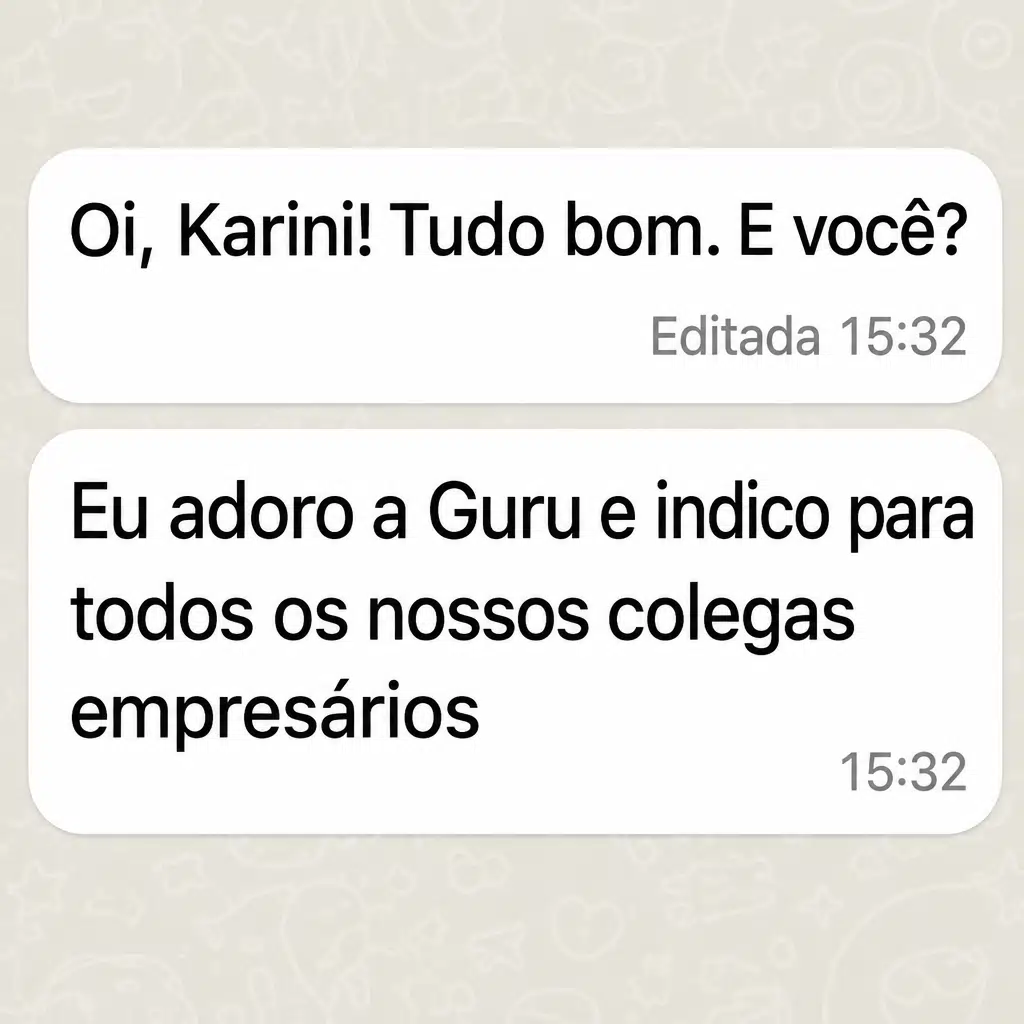Captura de tela com avaliação positiva de cliente sobre a plataforma de checkout da Digital Manager Guru - [011]
