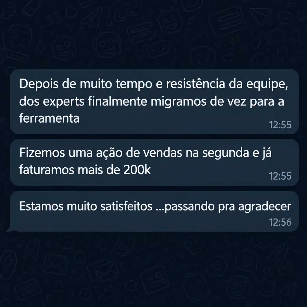Captura de tela com avaliação positiva de cliente sobre a plataforma de checkout da Digital Manager Guru - [009]