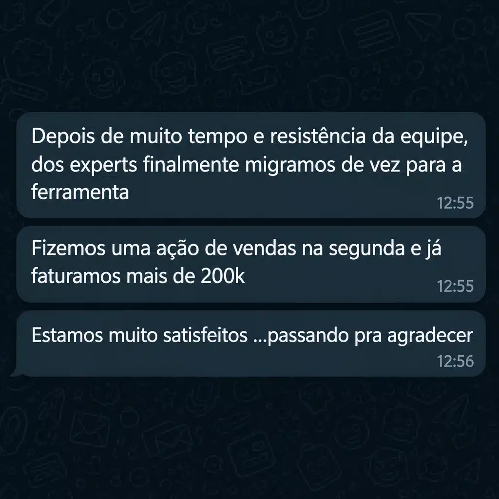 Captura de tela com avaliação positiva de cliente sobre a plataforma de checkout da Digital Manager Guru - [009]