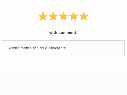 Captura de tela com elogio de cliente ao suporte e atendimento humanizado da Digital Manager Guru 