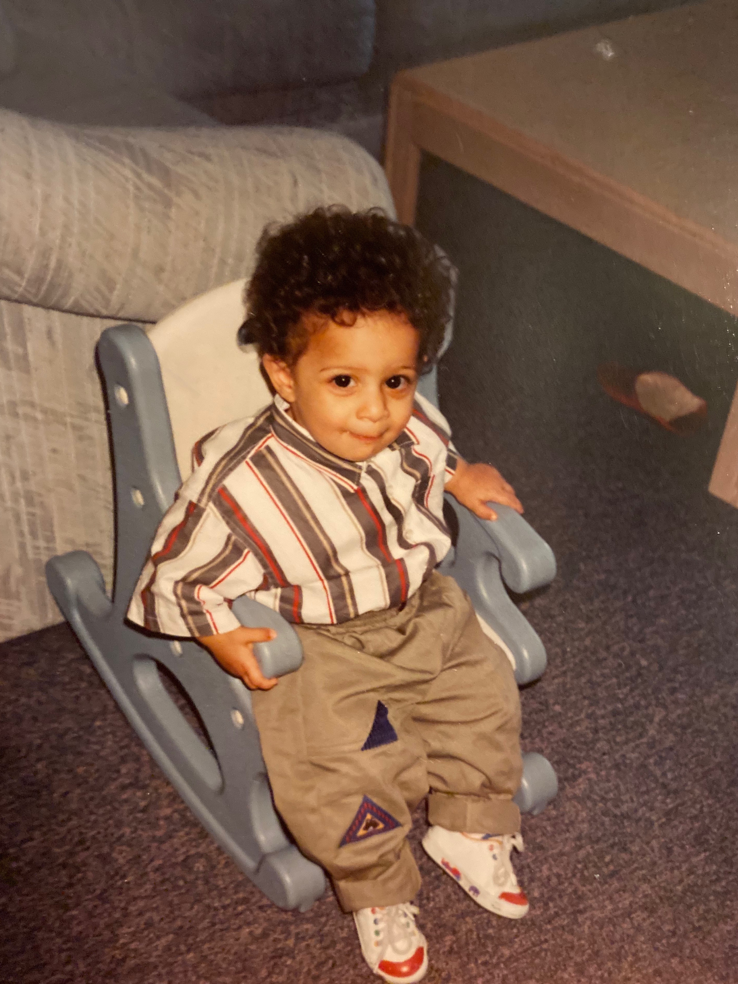 Jacob as a small child at home in Ottawa