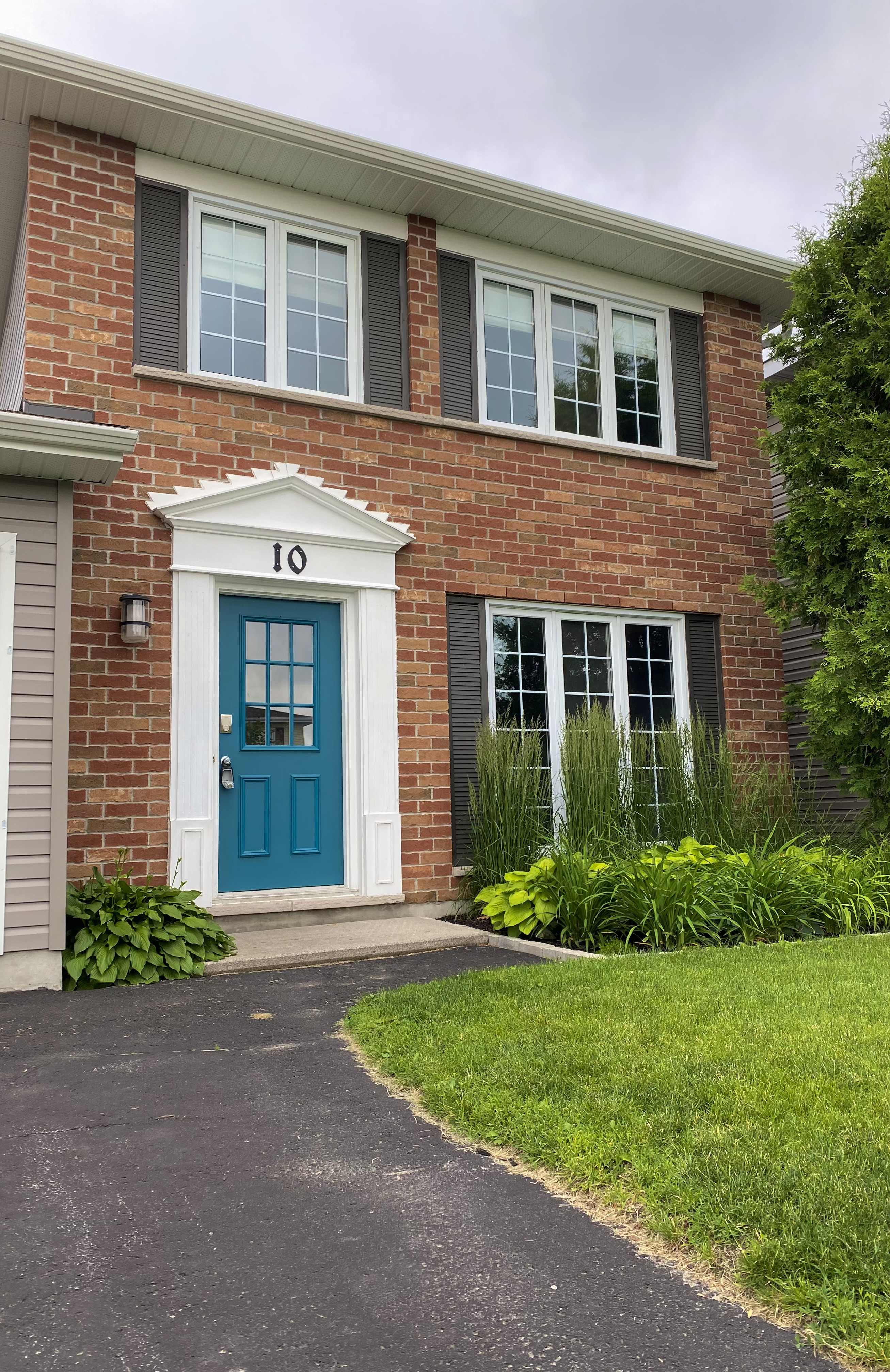 The front door of the home Jacob and his partner bought in Ottawa