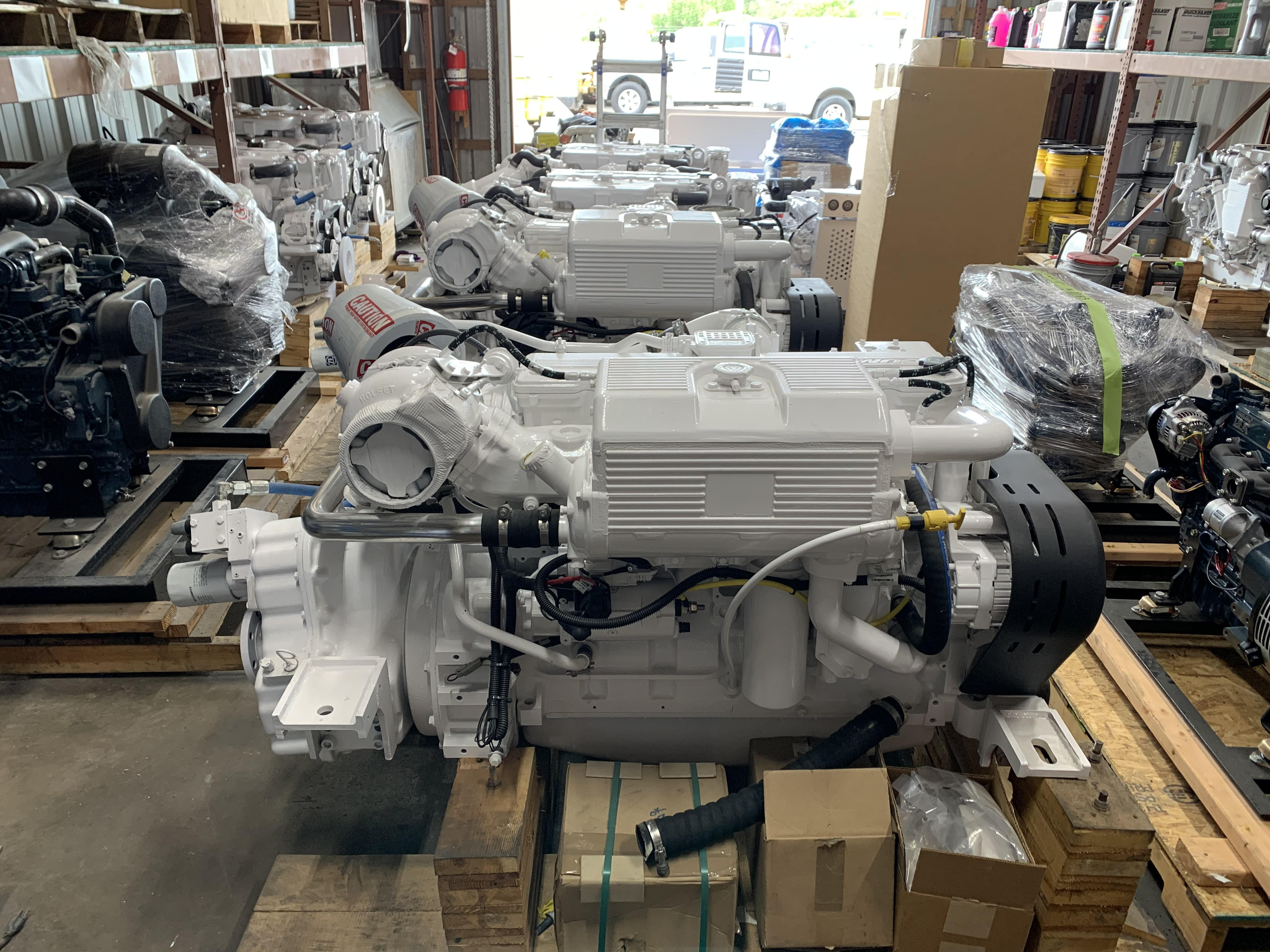 Marine engine repower project
