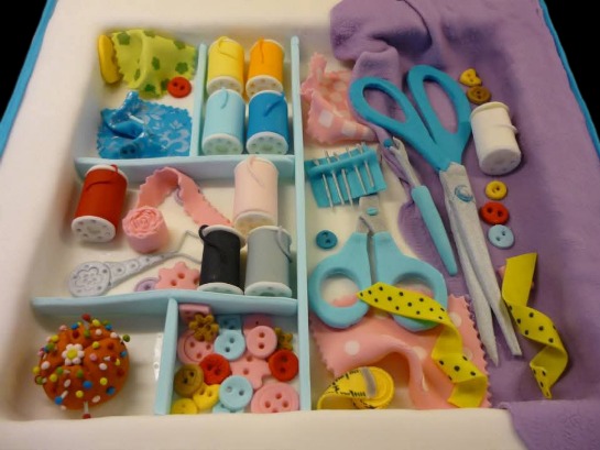 Sewing Box Cake for Ann's 70th — Linda's Cakes