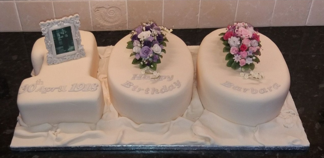 Nan's 100th Birthday Cakes