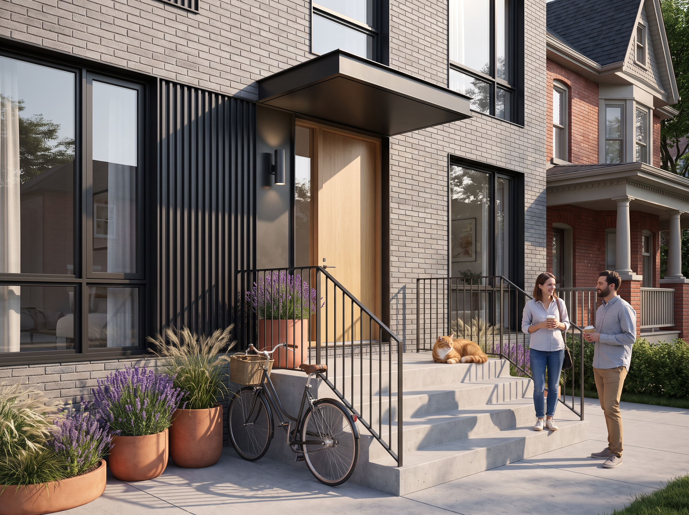 The Junction — morning at the front stoop