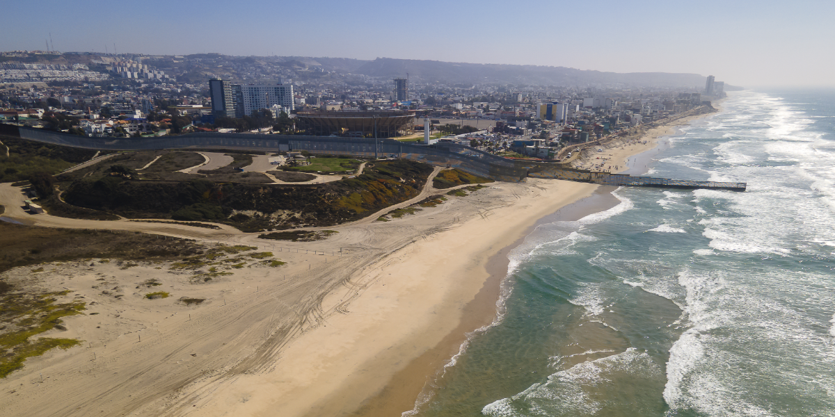 South Coastline at the US-Mexico Border