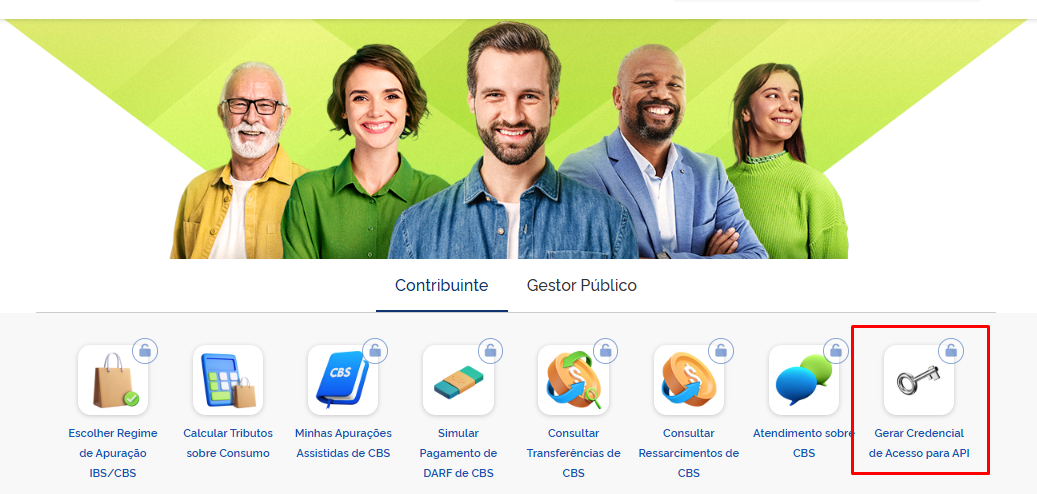 como gerar credencial de acesso da apuração assistida