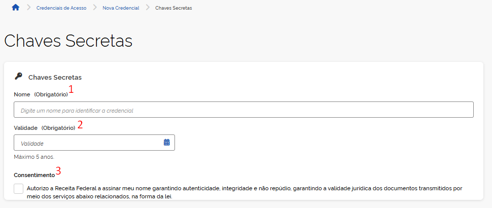 como gerar credencial de acesso da apuração assistida