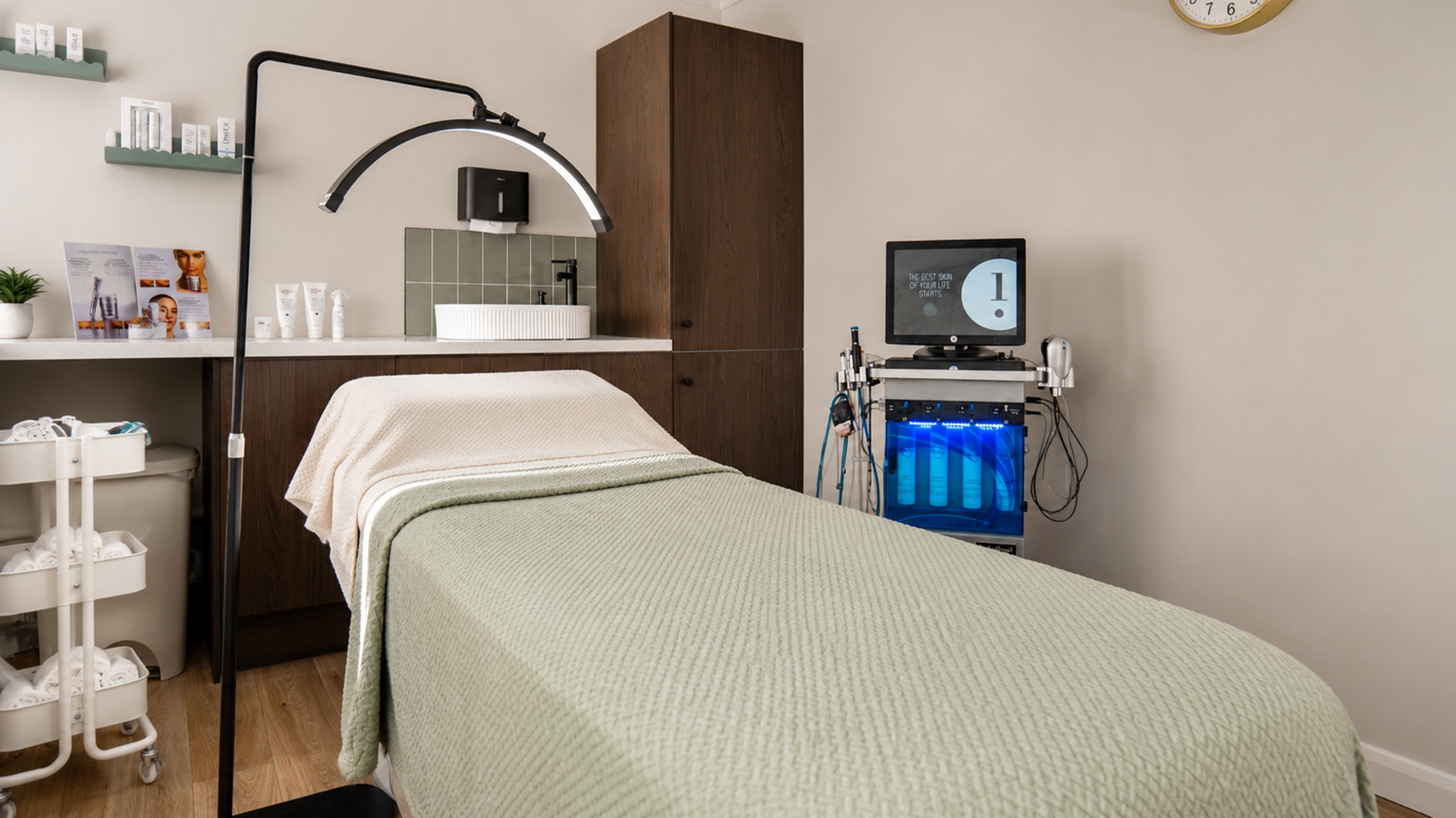 Modern treatment room at KRevive, Corby