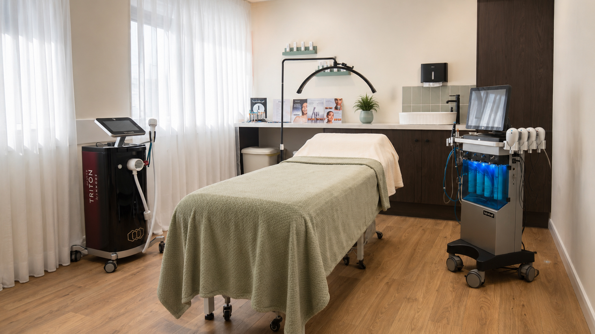 Treatment room at KRevive Medical Clinic, Corby