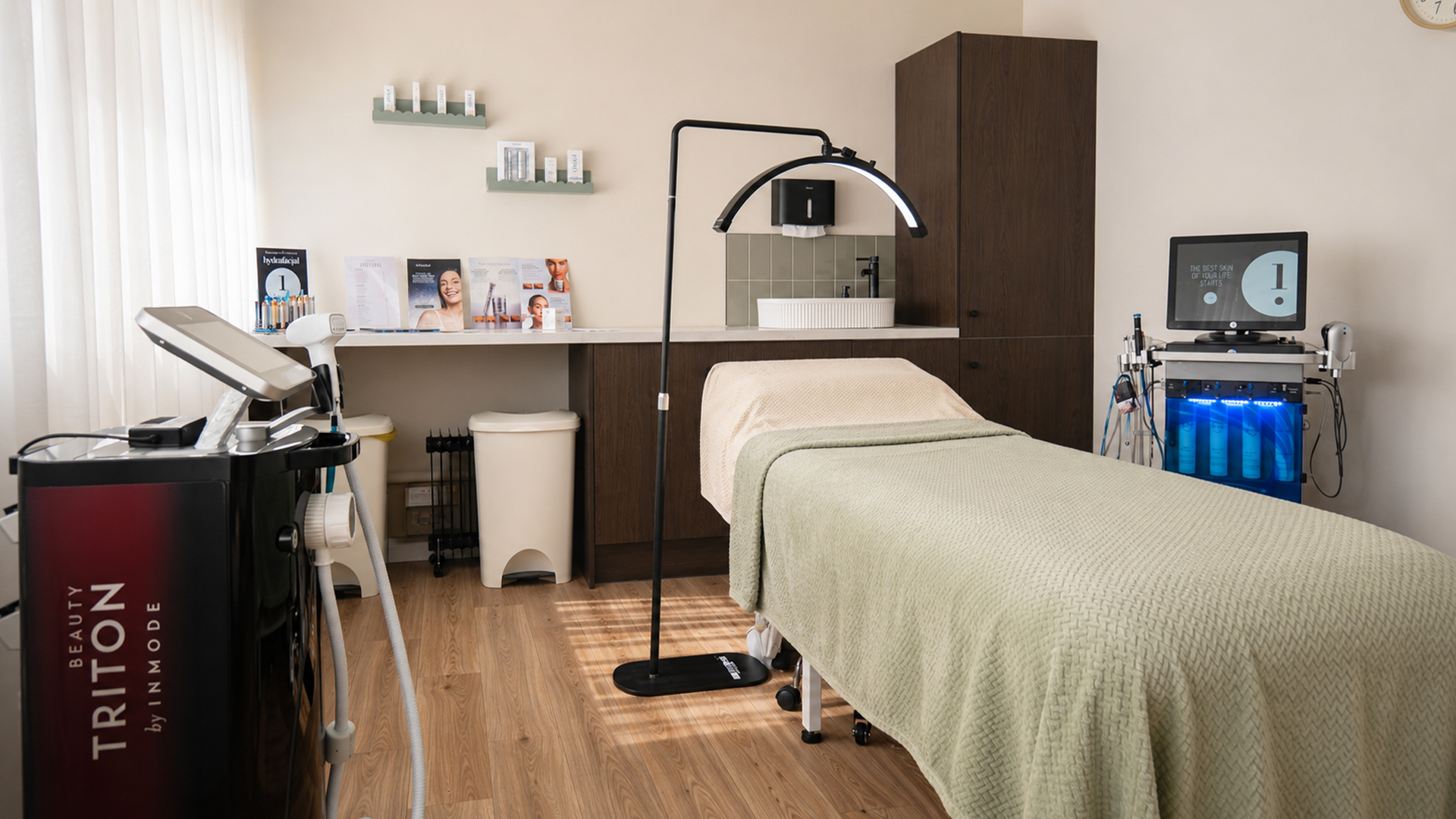 Treatment room at KRevive Medical Clinic, Corby