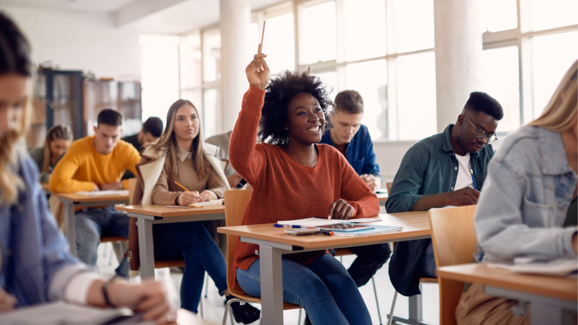 A school alert system with wearable panic button technology enhances college campus safey.