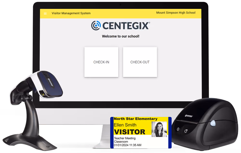 CENTEGIX Visitor Management System hardware