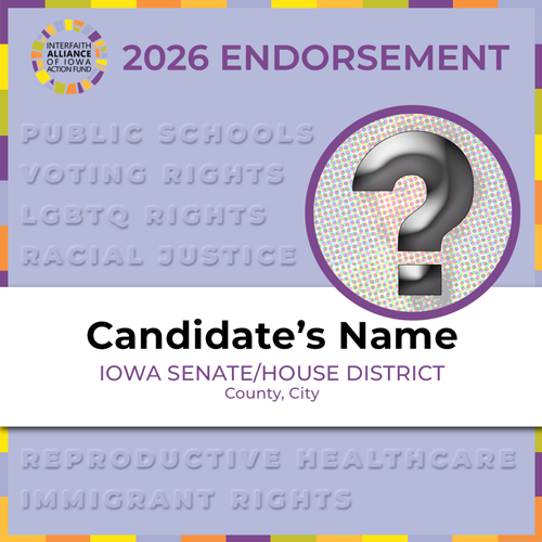 Generic candidate endorsement image