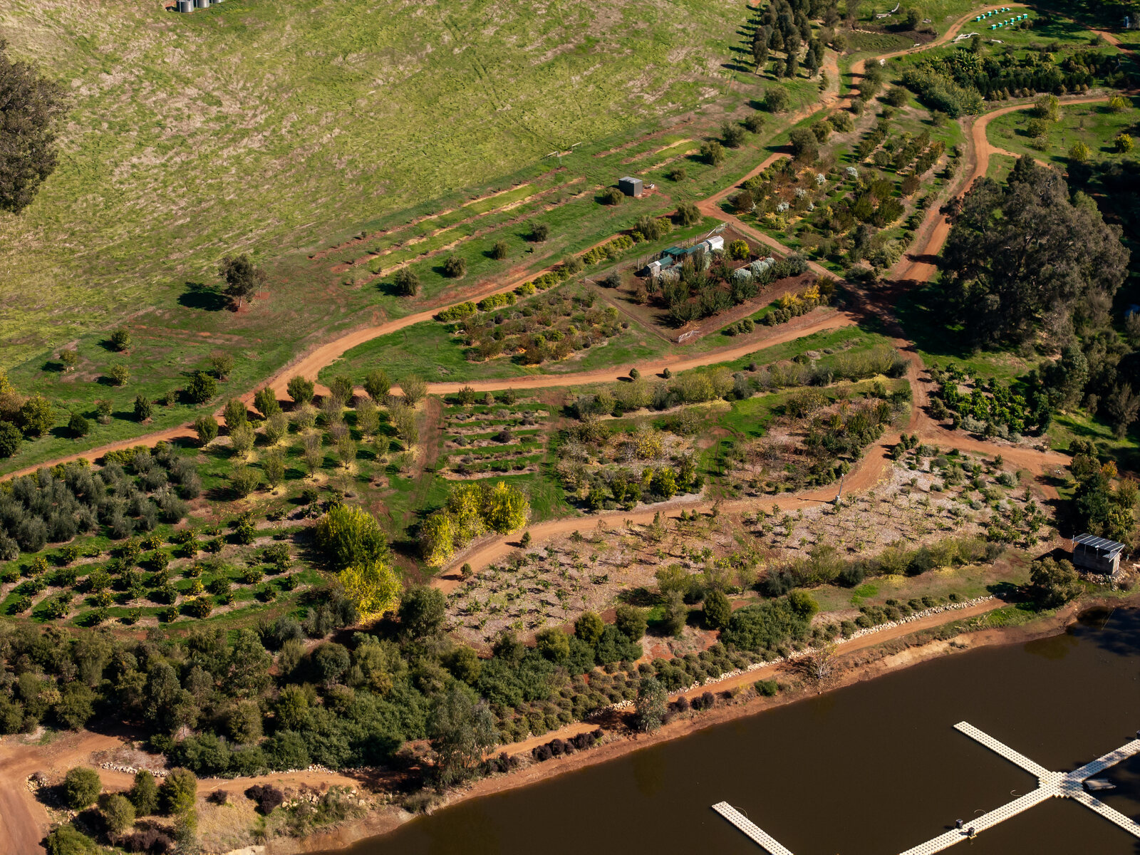 Bangadang Farm from the air