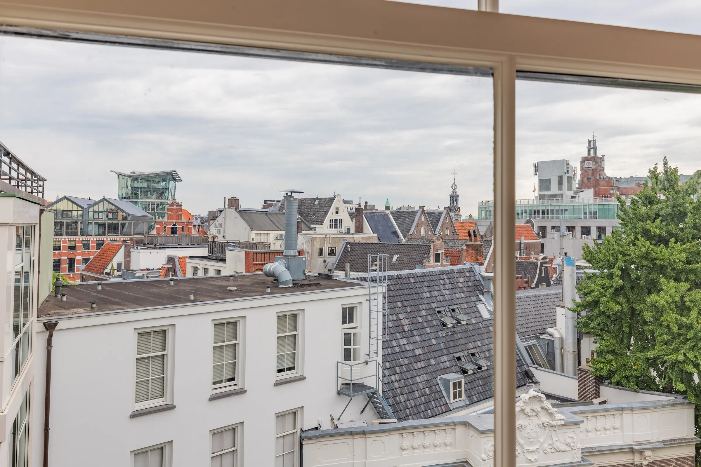 View over the Amsterdam rooftops