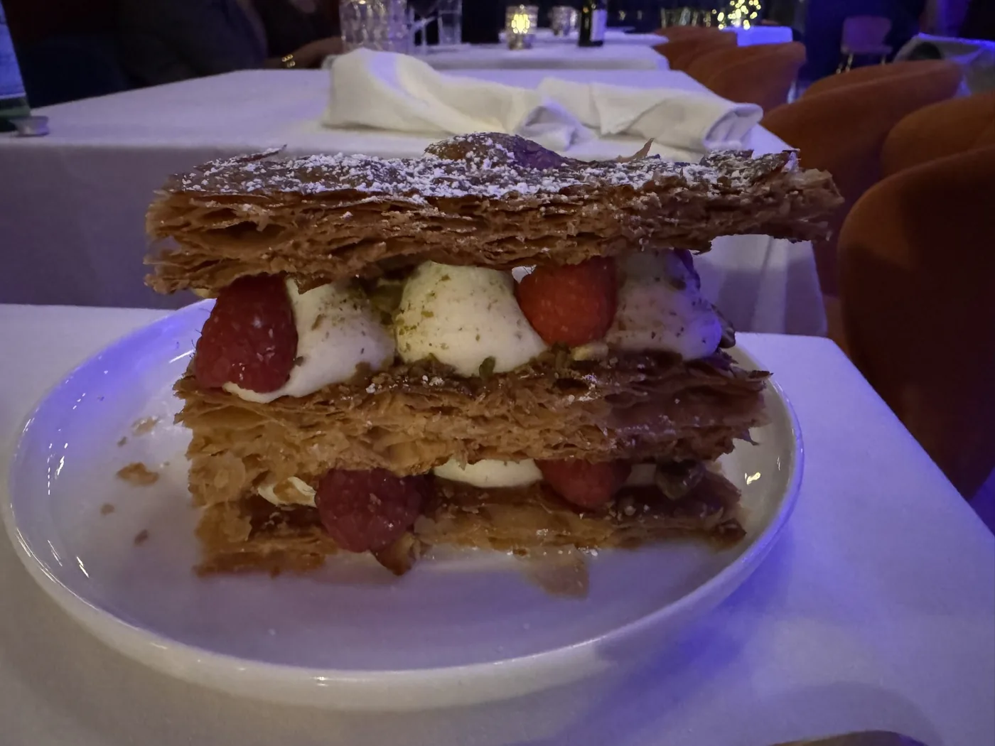 Raspberry pastry