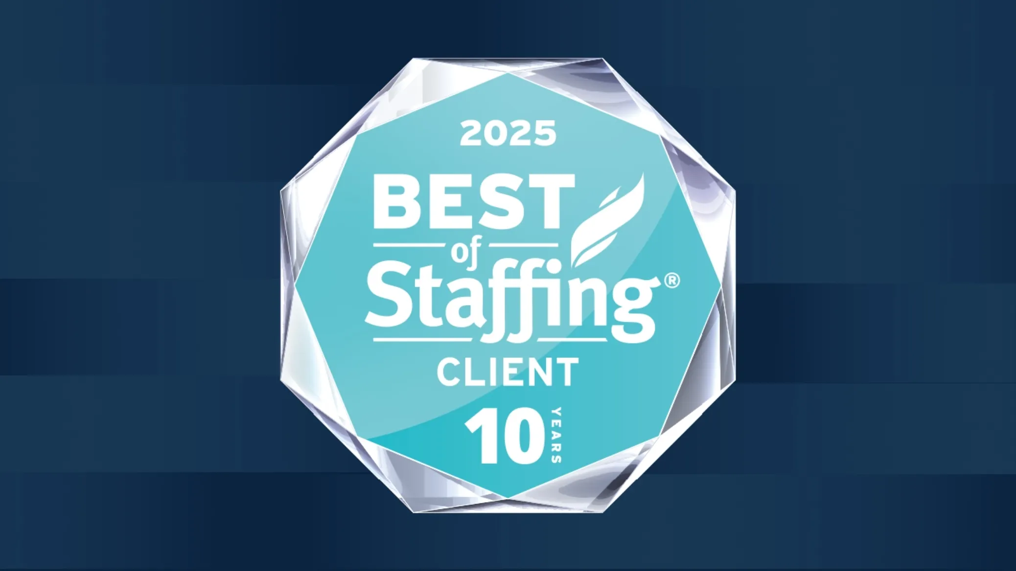 The Medicus Firm Wins ClearlyRated 2025 Best of Staffing Client 10 Year Diamond Award for Service Excellence