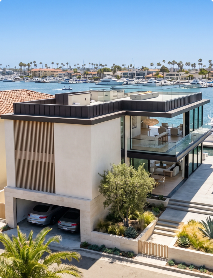Lido Isle waterfront remodel