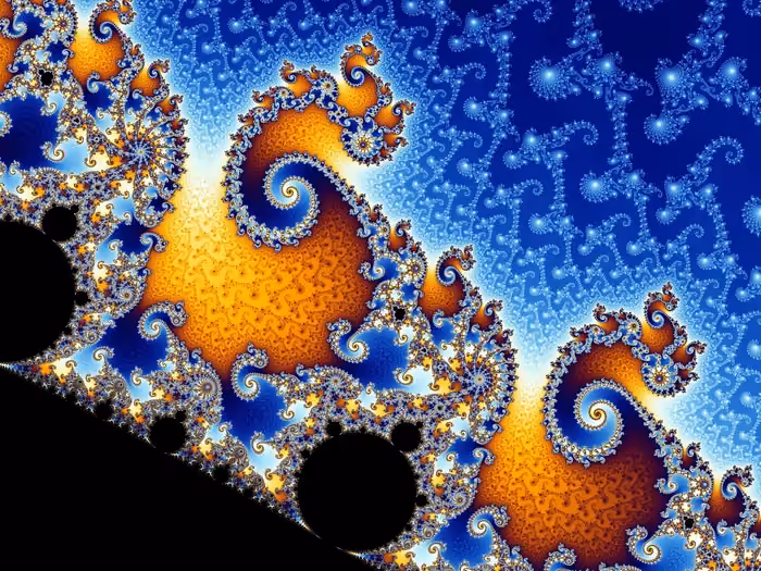 Mandelbrot set detail, self similar at every zoom