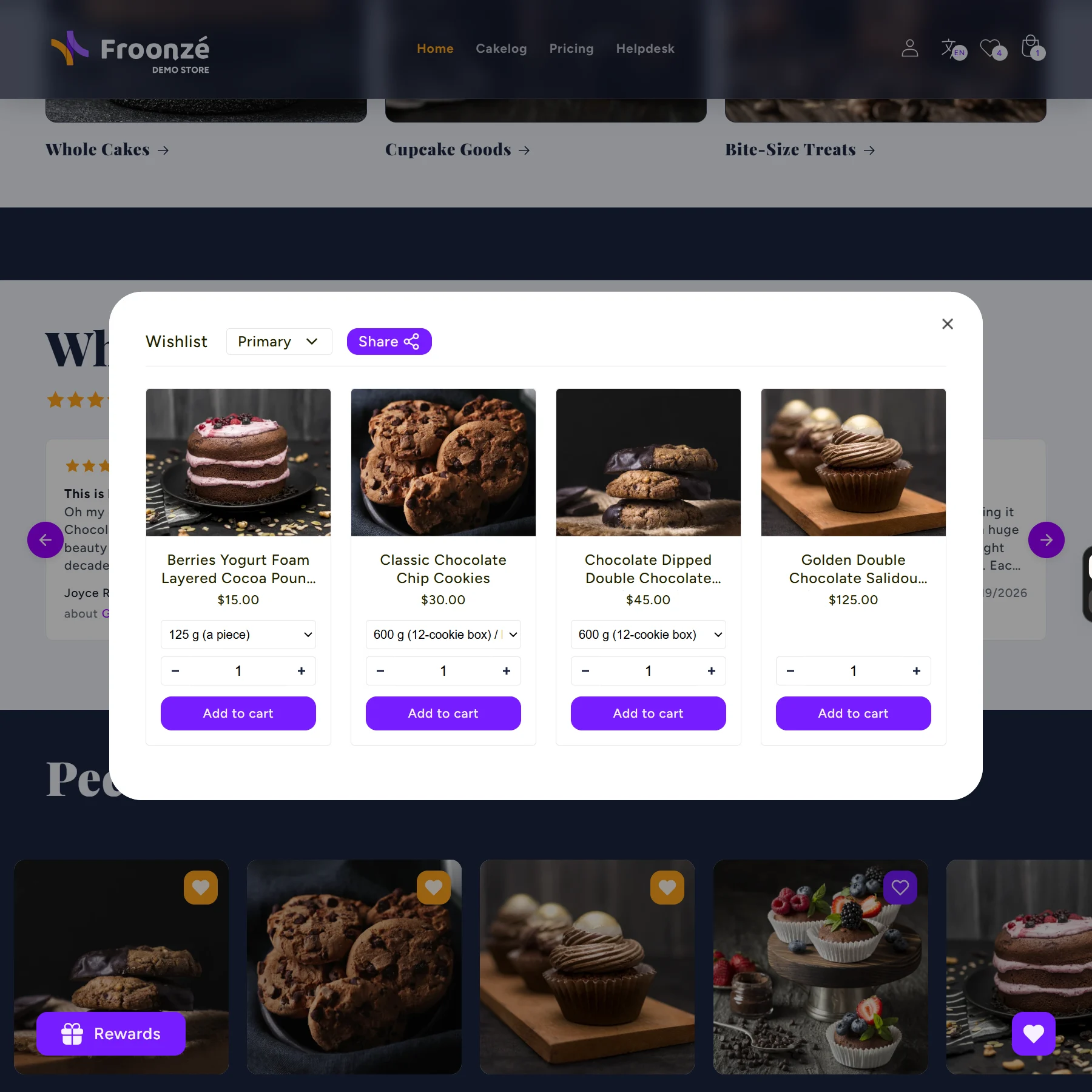 Froonze Wishlist Plugin
