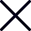 Silhouette noire d'une croix sur fond blanc.