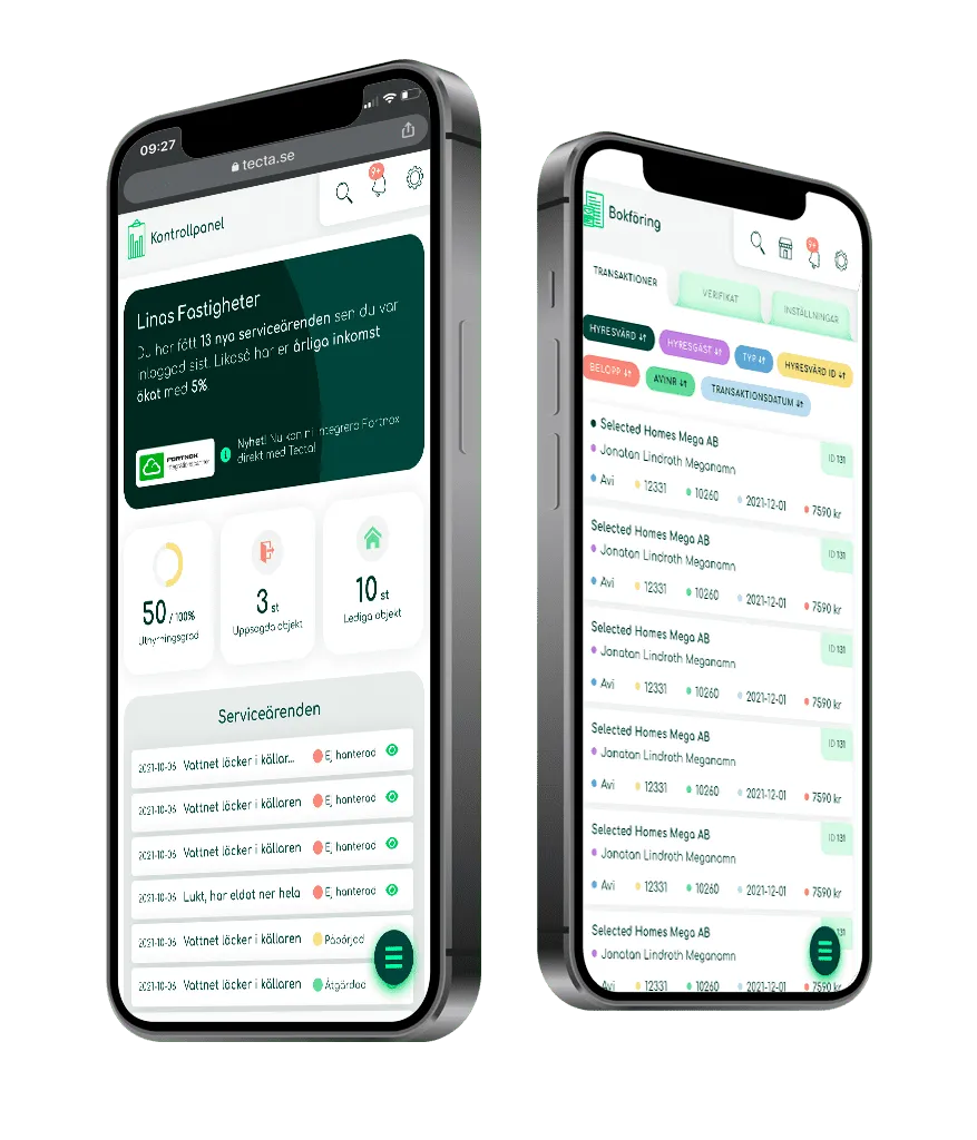 Mobilvy från tecta