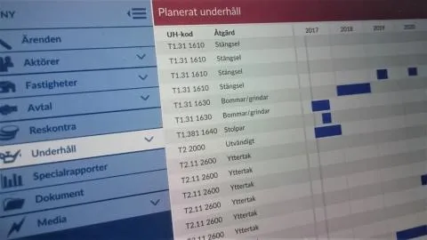 Skärmbild på LEB Krom
