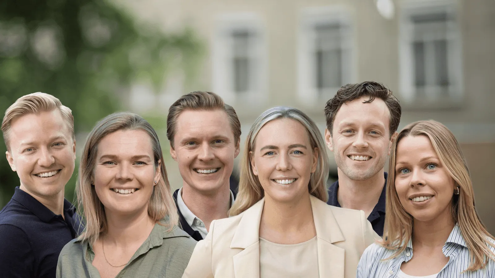 Planimas Customer Success-team: Andreas, Linda, Johannes, Felicia, Niklas och Lára