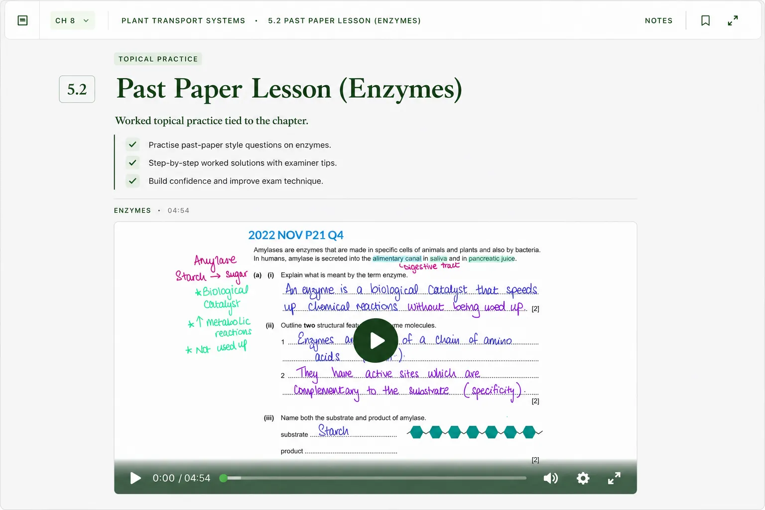 Worksheet with model answers inside Alt Academy