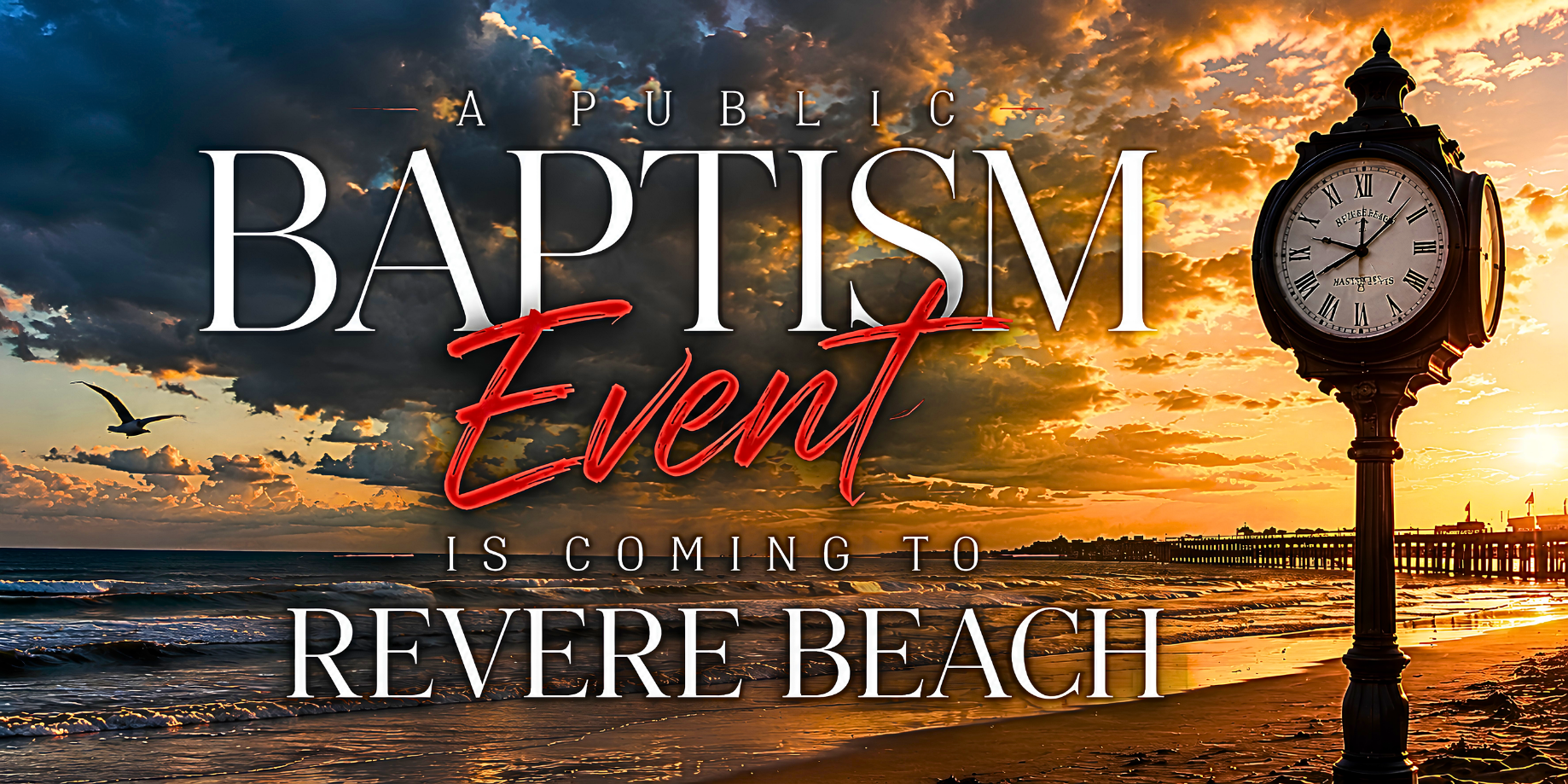 A Public Baptism Event is coming to Revere Beach