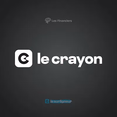 Capture d'écran du site web réalisé pour Le Crayon