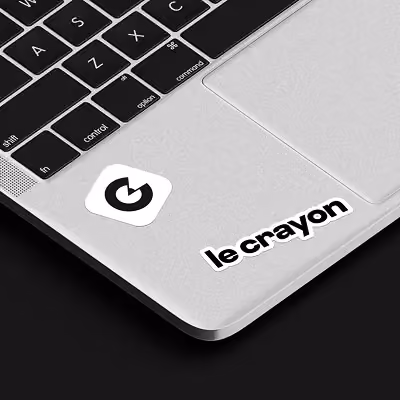 Capture d'écran du site web réalisé pour Le Crayon