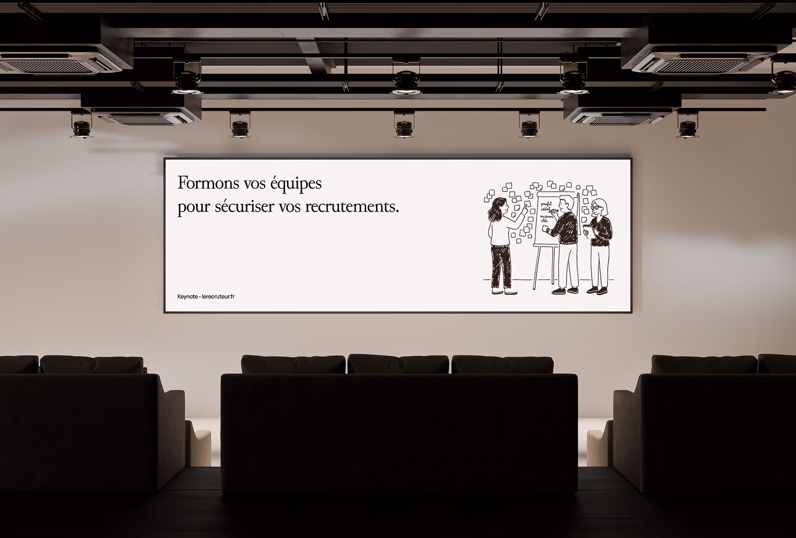Capture du site web réalisé pour Concilium - Le Recruteur