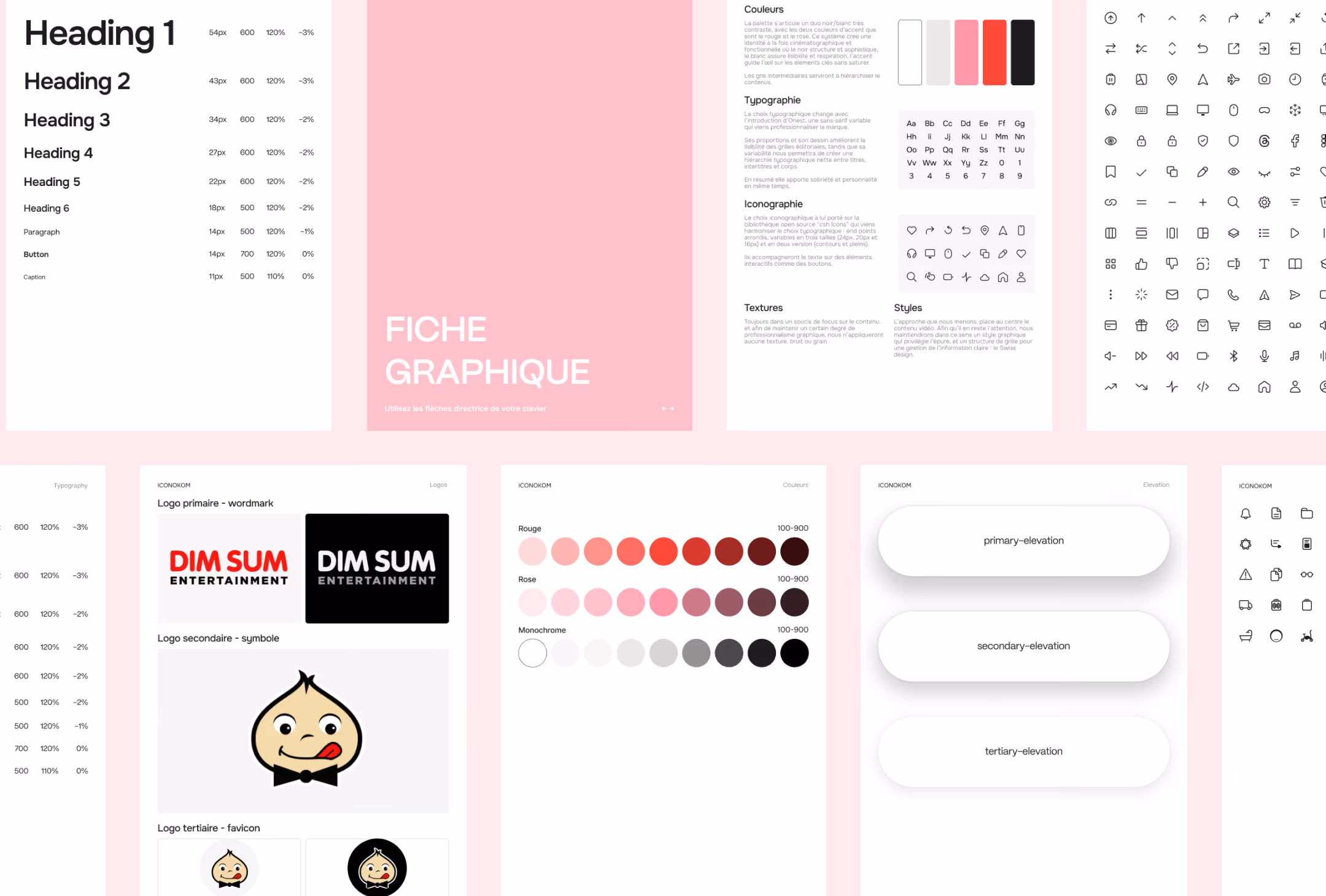 Capture du site web réalisé pour DimSum