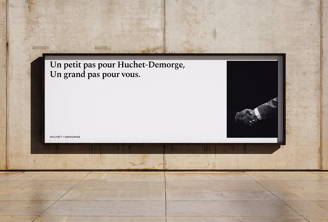 Capture du site web réalisé pour Huchet Demorge