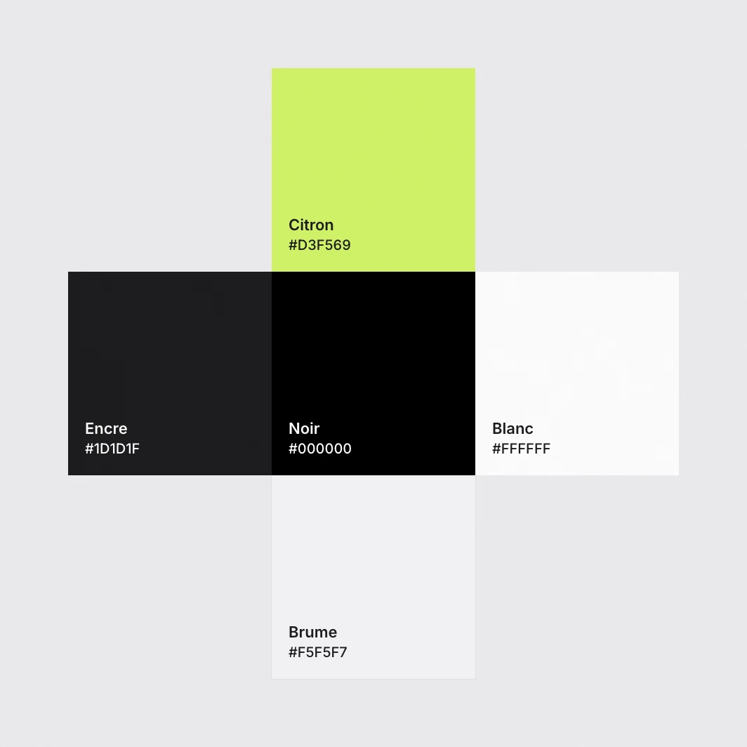Palette de couleurs SforSales