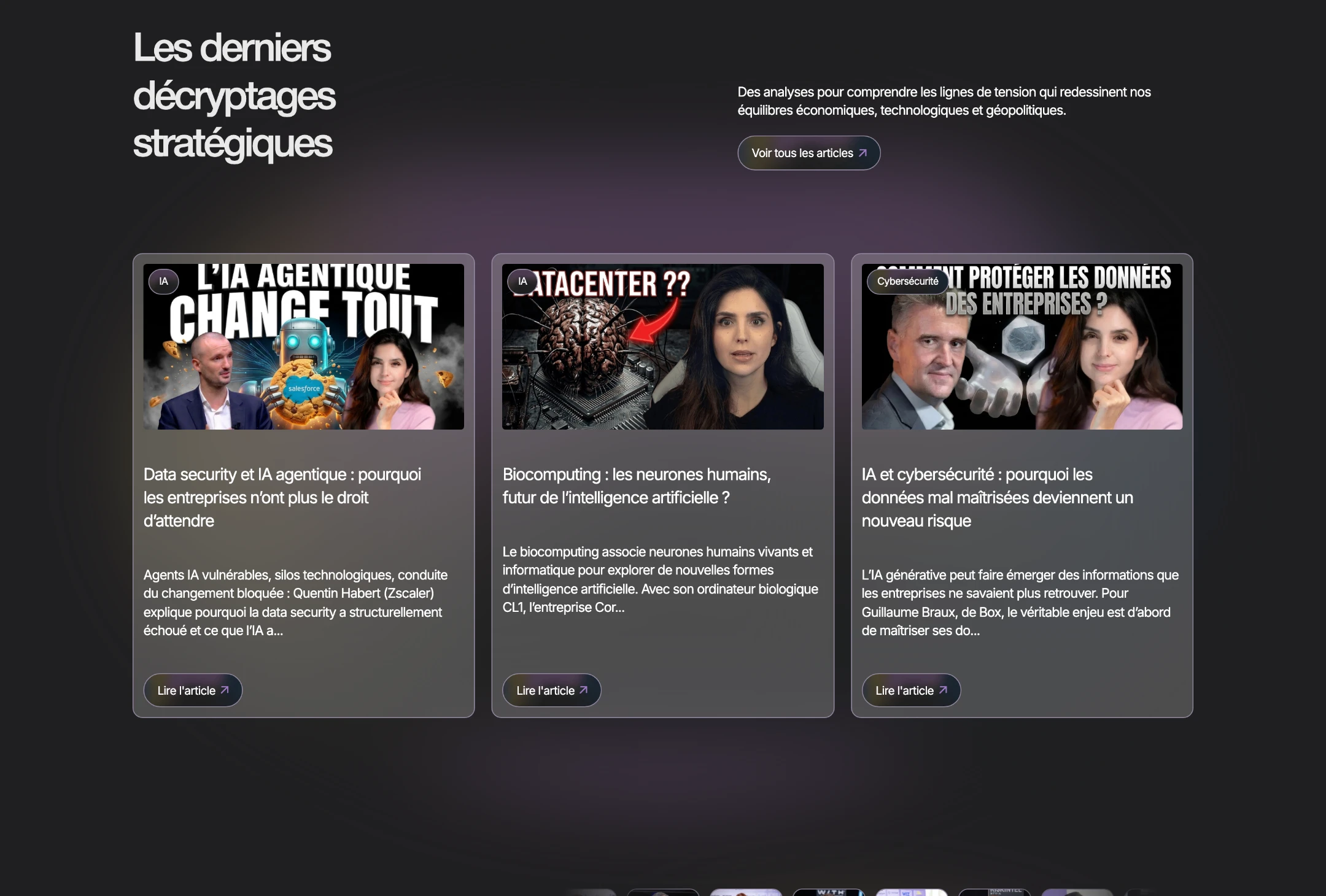 Les décryptages stratégiques de Riskintel Media