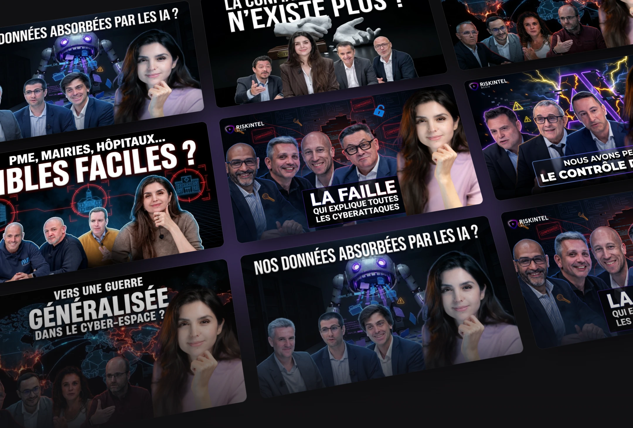 Mur des émissions Riskintel Media