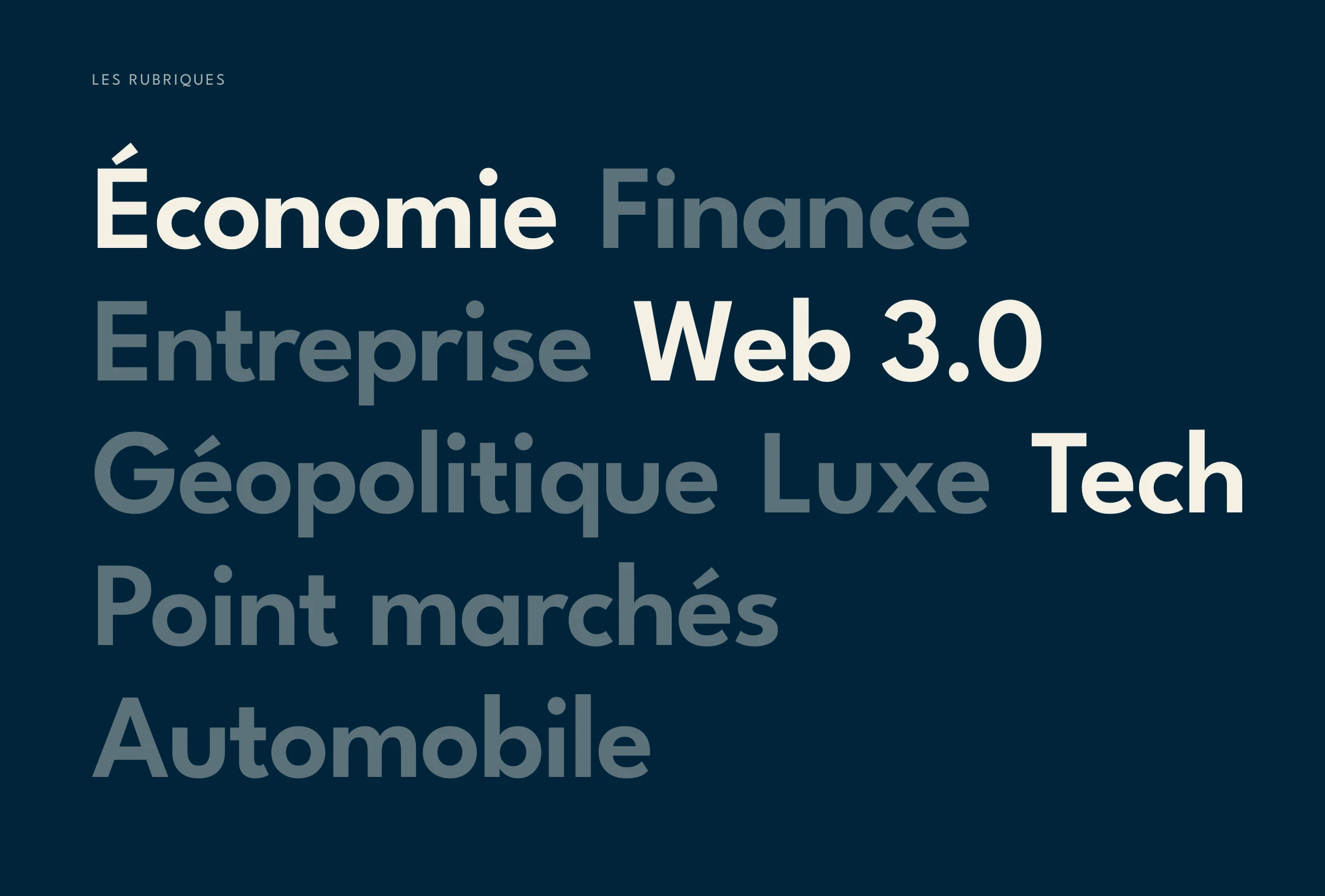 Les rubriques du média Aktionnaire