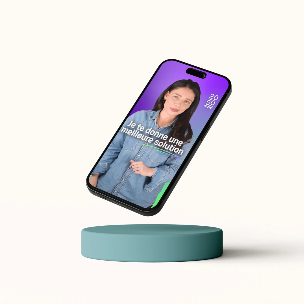 Contenu vidéo produit par 24 Degrés sur iPhone
