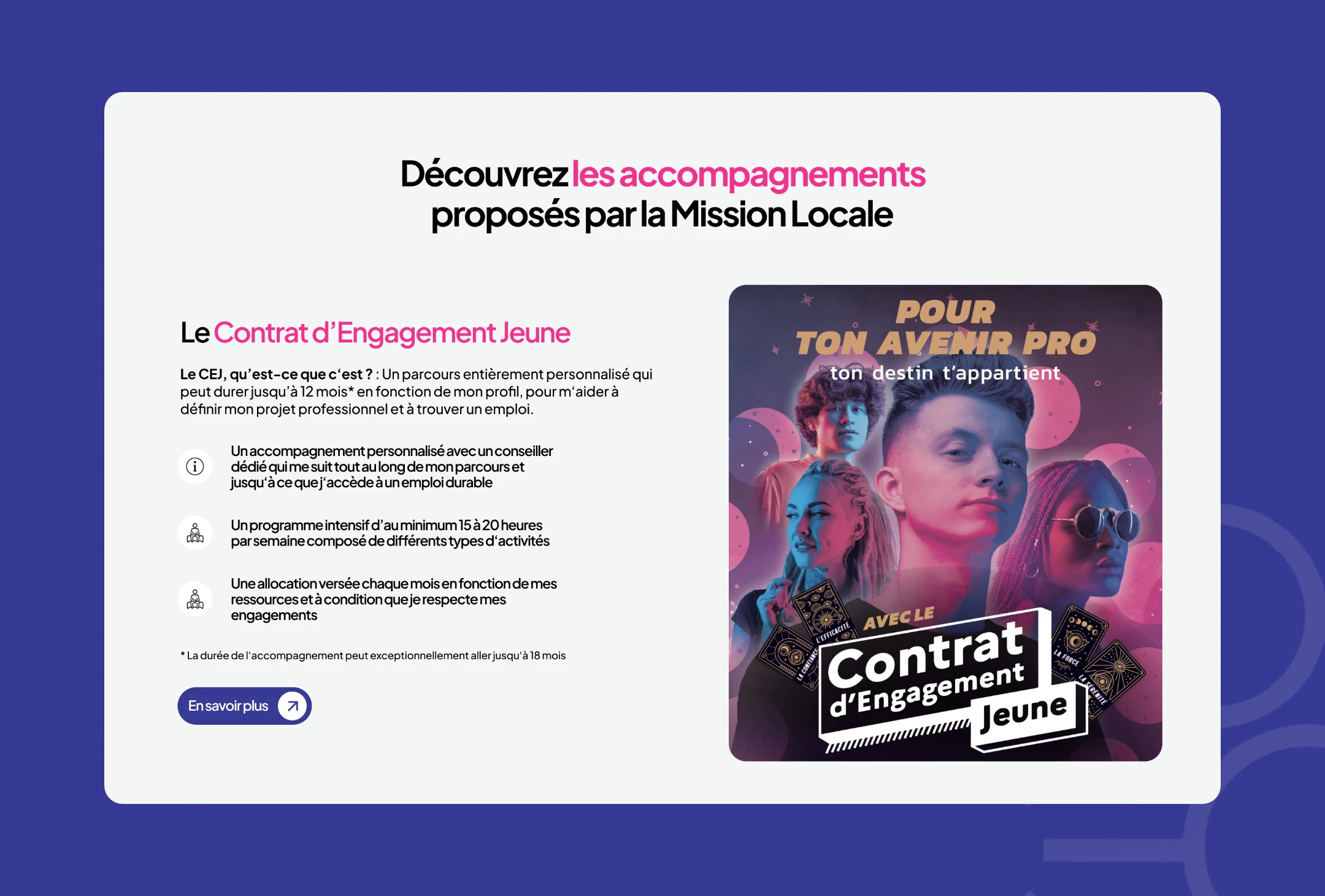 Le Contrat d'Engagement Jeune
